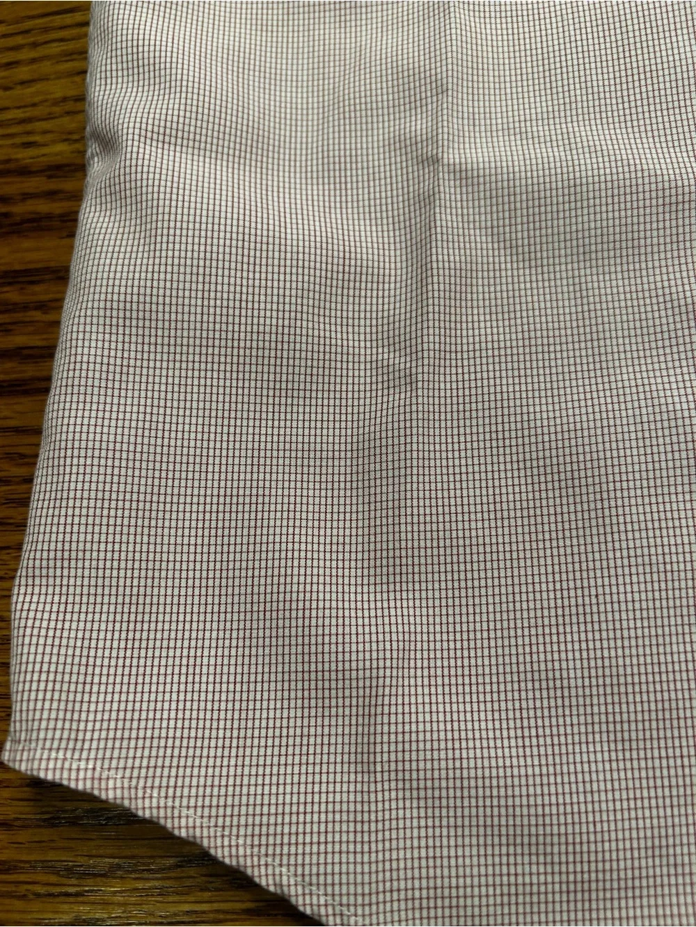 Tailorbyrd Pale White Red Button Up Boy’s Dress Shirt